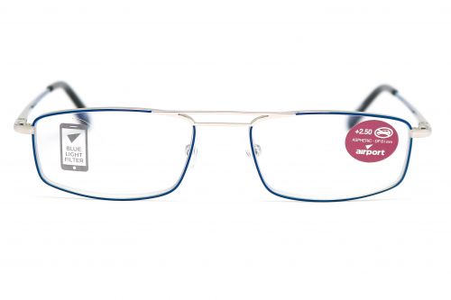 Airport Ready Reader-1575 2137 Blue with Blue Light Filter