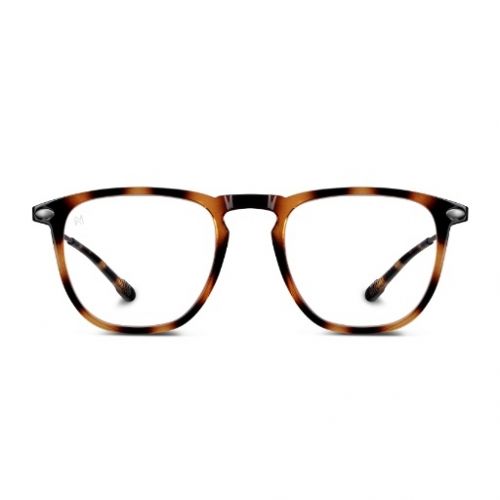 Dino Blue Light Tortoise Square Eyeglass