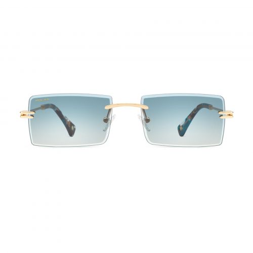 GOLD6001 02 G  Rectangle Sunglass - size 57