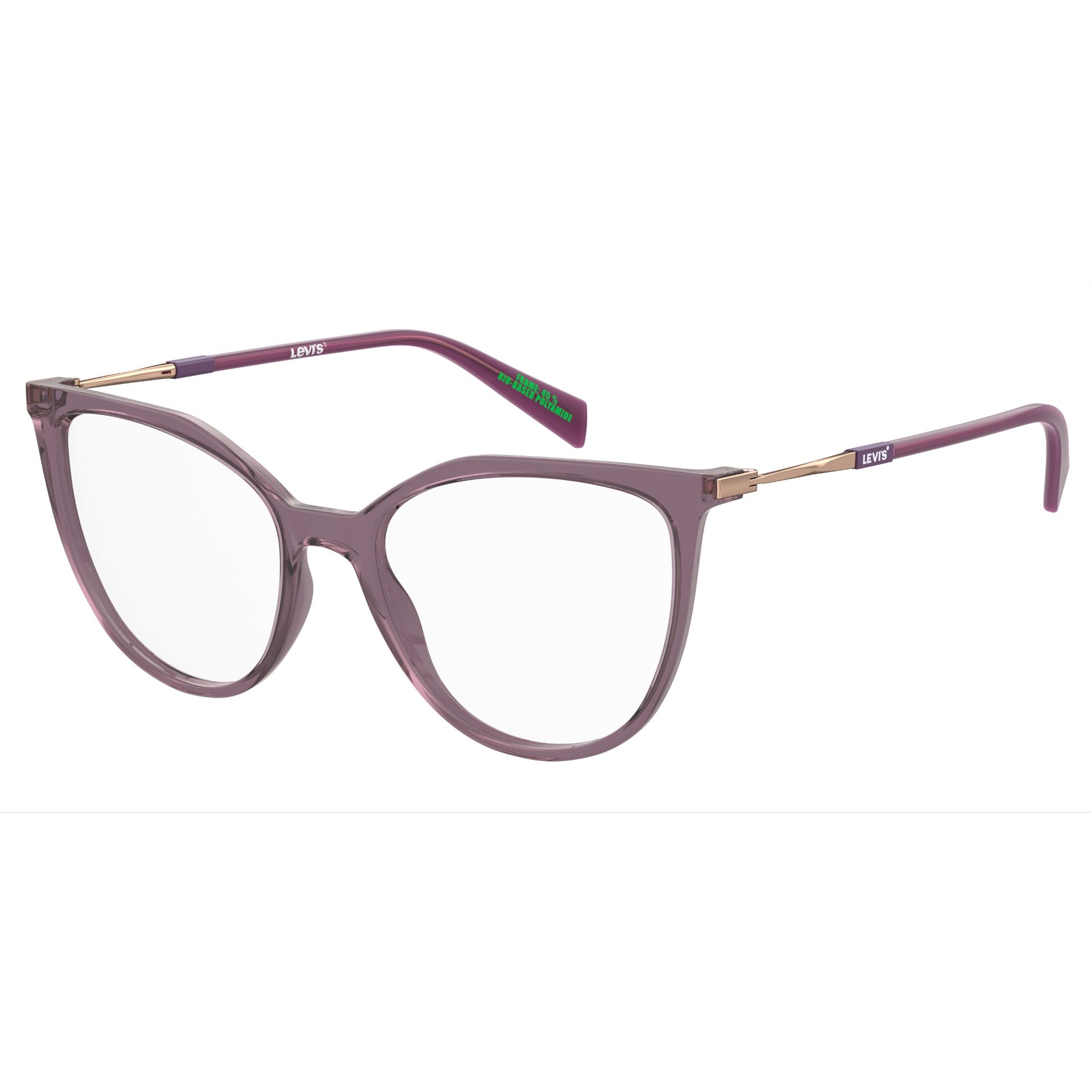 LV 1076 0T7 Cat Eye Eyeglass  - size 53