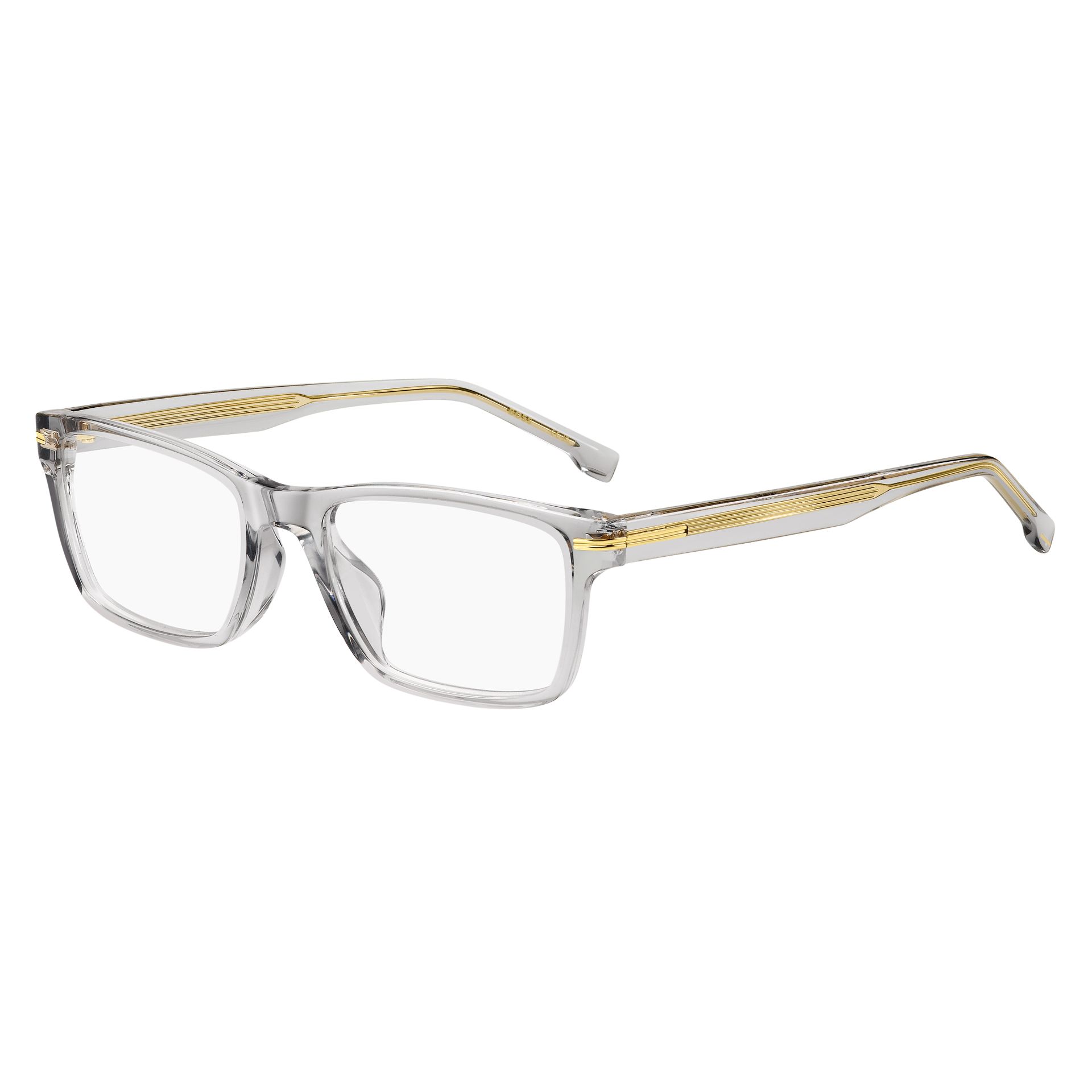 BOSS 1740 F KB7 Rectangle Eyeglass  - size 53