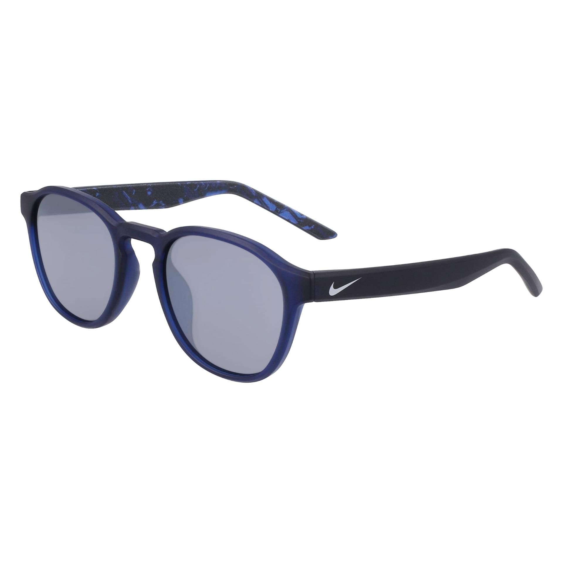 NIKE SMASH DZ7382 410 Round Sunglass  - size 47