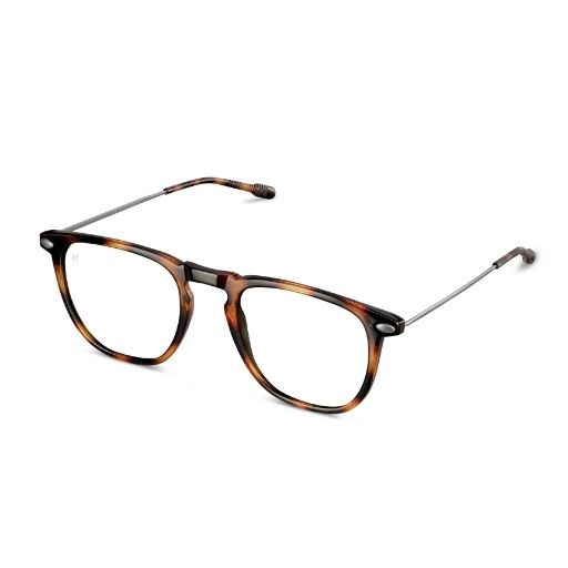 Dino Blue Light Tortoise Square Eyeglass