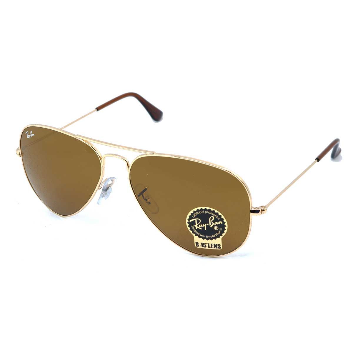 Aviator Sunglasses RB3025 001 33 - size 58